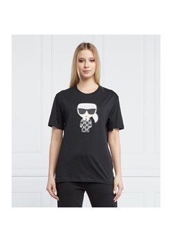 Karl Lagerfeld T-shirt | Regular Fit ze sklepu Gomez Fashion Store w kategorii Bluzki damskie - zdjęcie 129320399