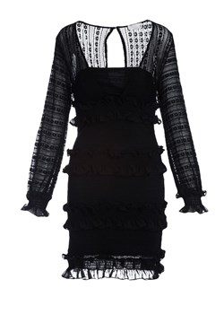 Czarna Sukienka Sweet Powder ze sklepu Born2be Odzież w kategorii Sukienki - zdjęcie 129383149