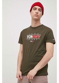 T-shirt męski Tommy Jeans - ANSWEAR.com