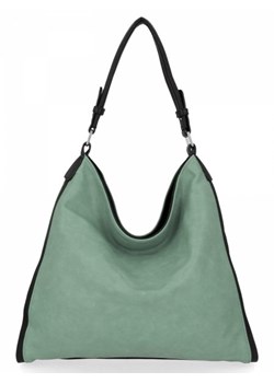 Hernan Firmowa Torebka Damska XL Jasno Zielona (kolory) ze sklepu PaniTorbalska w kategorii Torby Shopper bag - zdjęcie 129734018