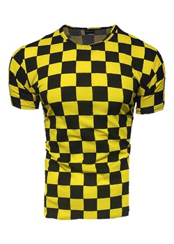 koszulka t-shirt 14-941 żółta ze sklepu Risardi w kategorii T-shirty męskie - zdjęcie 129737687