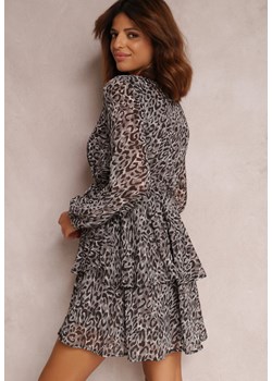 Szara Sukienka Oreithinca ze sklepu Renee odzież w kategorii Sukienki - zdjęcie 129841167