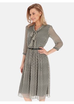 Zwiewna sukienka z szarfą Potis & Verso Orika ze sklepu Eye For Fashion w kategorii Sukienki - zdjęcie 129893188