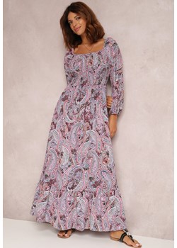 Fioletowo-Niebieska Sukienka Agaris ze sklepu Renee odzież w kategorii Sukienki - zdjęcie 129896469
