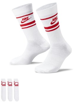 Klasyczne skarpety Nike Sportswear Everyday Essential (3 pary) - Biel ze sklepu Nike poland w kategorii Skarpetki damskie - zdjęcie 129955196