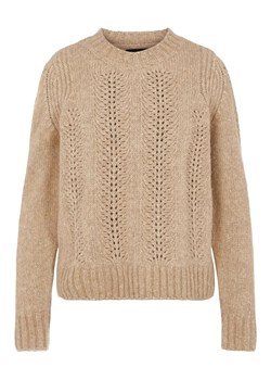 Sweter "Pcbibi" w kolorze beżowym ze sklepu Limango Polska w kategorii Swetry damskie - zdjęcie 129990456
