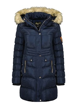 Płaszcz zimowy "Badonna" w kolorze granatowym ze sklepu Limango Polska w kategorii Kurtki damskie - zdjęcie 130033588