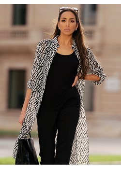 Rozpinana tunika w zwierzęcy wzór L'AF Exotic ze sklepu Eye For Fashion w kategorii Bluzki damskie - zdjęcie 130086779
