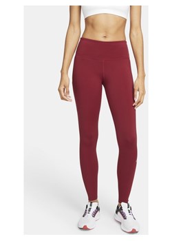 Damskie legginsy ze średnim stanem i kieszenią Nike Epic Luxe - Czerwony ze sklepu Nike poland w kategorii Spodnie damskie - zdjęcie 130101566