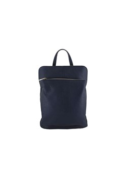 Modny plecak skórzany - Barberinis - Granatowy ze sklepu Barberinis w kategorii Plecaki - zdjęcie 130120726