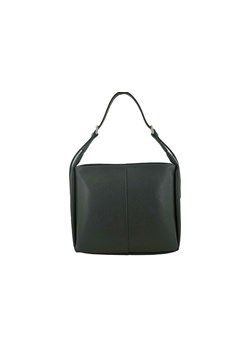Klasyczna torebka skórzana na ramię - Zielona ciemna ze sklepu Barberinis w kategorii Torby Shopper bag - zdjęcie 130121119