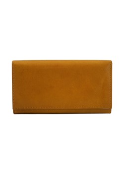 Klasyczne portfele skórzane damskie - Barberinis - Żółty ciemny ze sklepu Barberinis w kategorii Portfele damskie - zdjęcie 130124065