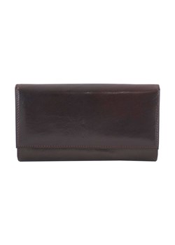 Damskie portfele skórzane - Barberini's - Brązowy ciemny ze sklepu Barberinis w kategorii Portfele damskie - zdjęcie 130125255