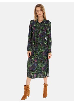 Sukienka w tropikalne liście Smashed Lemon 21873 ze sklepu Eye For Fashion w kategorii Sukienki - zdjęcie 130138086