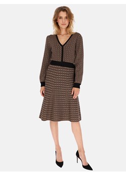 Dzianinowa trapezowa sukienka Smashed Lemon 21706 ze sklepu Eye For Fashion w kategorii Sukienki - zdjęcie 130138205