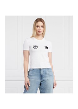 Chiara Ferragni T-shirt | Slim Fit ze sklepu Gomez Fashion Store w kategorii Bluzki damskie - zdjęcie 130147258