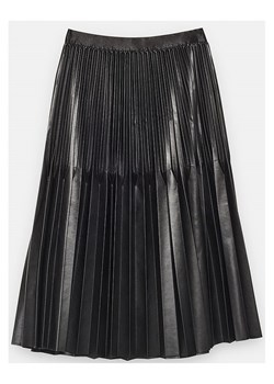 Spódnica "Okili" w kolorze czarnym ze skóry syntetycznej ze sklepu Limango Polska w kategorii Spódnice - zdjęcie 130162206
