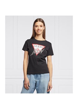 GUESS JEANS T-shirt | Regular Fit ze sklepu Gomez Fashion Store w kategorii Bluzki damskie - zdjęcie 130211079