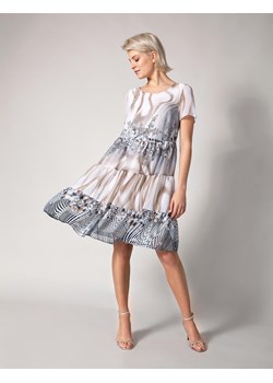 Molton sukienka w abstrakcyjne wzory mini 