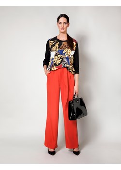 Szerokie spodnie z wiązaniem ze sklepu Molton w kategorii Spodnie damskie - zdjęcie 130217495