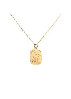 Naszyjnik srebrny złocony ze znakiem zodiaku Skorpion