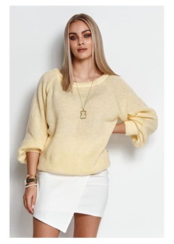Sweter w kolorze jasnożółtym ze sklepu Limango Polska w kategorii Swetry damskie - zdjęcie 130521348