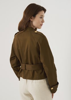 Krótka kurtka damska z paskiem ze sklepu OCHNIK w kategorii Kurtki damskie - zdjęcie 130646947