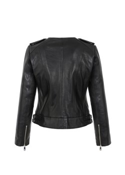 Klasyczna czarna kurtka skórzana damska ze sklepu OCHNIK w kategorii Kurtki damskie - zdjęcie 130647406