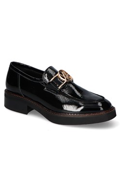 Półbuty Karino 3940/090-P Czarne Naplak ze sklepu Arturo-obuwie w kategorii Mokasyny damskie - zdjęcie 130738098
