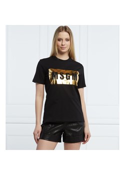 MSGM T-shirt | Regular Fit ze sklepu Gomez Fashion Store w kategorii Bluzki damskie - zdjęcie 130784587