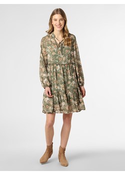 Vila Sukienka damska Kobiety Sztuczne włókno oliwkowy wzorzysty ze sklepu vangraaf w kategorii Sukienki - zdjęcie 130848448