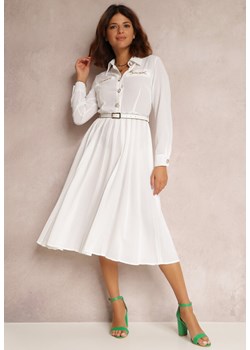 Biała Sukienka Paliche ze sklepu Renee odzież w kategorii Sukienki - zdjęcie 131012719