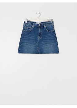 Sinsay - Spódnica mini jeansowa - Niebieski ze sklepu Sinsay w kategorii Spódnice - zdjęcie 131089909