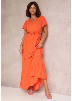 Pomarańczowa Sukienka Metia ze sklepu Renee odzież w kategorii Sukienki - zdjęcie 131116495