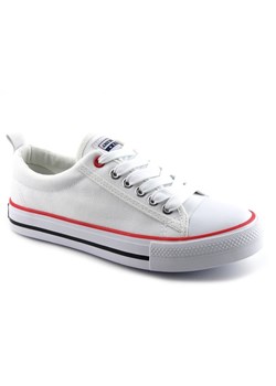 Trampki  młodzieżowe, buty sportowe American Club LH 15/21 (25/22), białe ze sklepu ulubioneobuwie w kategorii Trampki dziecięce - zdjęcie 131138679