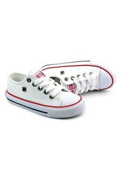 Trampki, buty sportowe dziecięce BIG STAR FF374200 101, białe ze sklepu ulubioneobuwie w kategorii Trampki dziecięce - zdjęcie 131139688