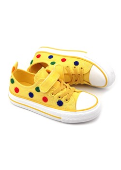 Trampki, buty sportowe dziecięce BIG STAR JJ374056, żółte ze sklepu ulubioneobuwie w kategorii Trampki dziecięce - zdjęcie 131139705