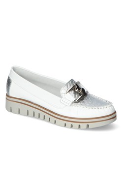 Mokasyny Lemar 10134 Białe Lico ze sklepu Arturo-obuwie w kategorii Mokasyny damskie - zdjęcie 131170956