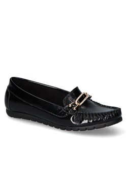 Mokasyny Lemar 10137 Czarne Naplak ze sklepu Arturo-obuwie w kategorii Mokasyny damskie - zdjęcie 131170977