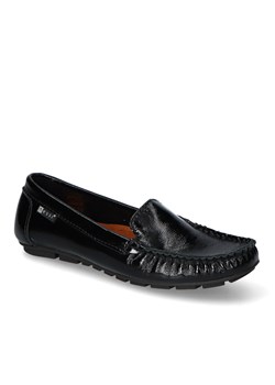 Mokasyny Nessi 17130 Czarne 711 lakier ze sklepu Arturo-obuwie w kategorii Mokasyny damskie - zdjęcie 131171077