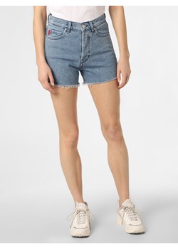 HUGO Damskie spodenki jeansowe Kobiety Jeansy light stone jednolity ze sklepu vangraaf w kategorii Szorty - zdjęcie 131171865