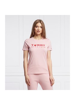 Tommy Hilfiger T-shirt | Regular Fit ze sklepu Gomez Fashion Store w kategorii Bluzki damskie - zdjęcie 131214739