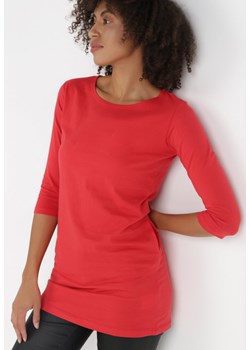 Czerwona Tunika Aegessa ze sklepu Born2be Odzież w kategorii Bluzki damskie - zdjęcie 131246479