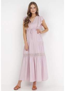 Jasnoróżowa Sukienka Cileis ze sklepu Born2be Odzież w kategorii Sukienki - zdjęcie 131343507