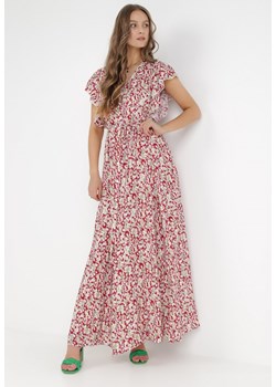 Czerwona Sukienka Kallare ze sklepu Born2be Odzież w kategorii Sukienki - zdjęcie 131343585