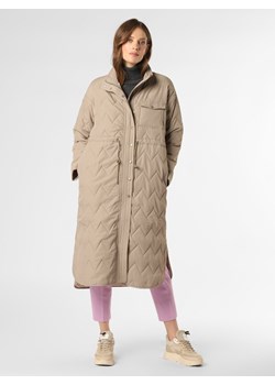 mbyM - Damski płaszcz pikowany – M-Madee, beżowy|szary ze sklepu vangraaf w kategorii Płaszcze damskie - zdjęcie 131345826