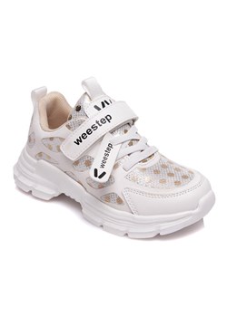 Buty sportowe, adidasy dziecięce na rzepy - WEESTEP R808763615, białe ze sklepu ulubioneobuwie w kategorii Buty sportowe dziecięce - zdjęcie 131347205