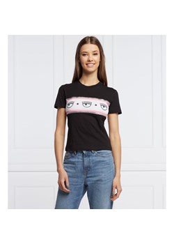 Chiara Ferragni T-shirt | Slim Fit ze sklepu Gomez Fashion Store w kategorii Bluzki damskie - zdjęcie 131421179