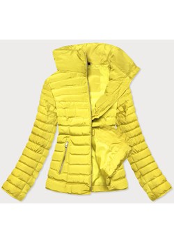 Przejściowa pikowana kurtka damska żółta (23063-3) ze sklepu goodlookin.pl w kategorii Kurtki damskie - zdjęcie 131437677