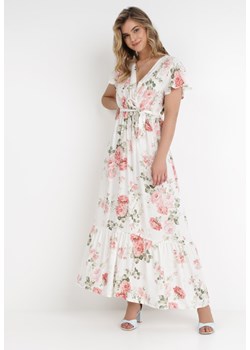 Biała Sukienka Thellippe ze sklepu Born2be Odzież w kategorii Sukienki - zdjęcie 131438955